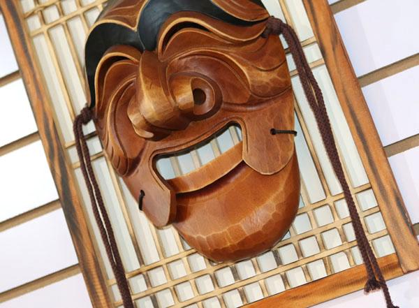 韩国原装进口传统假面雕刻料理壁挂韩式挂饰hejm1001其他特色工艺品