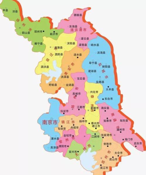 江苏省13个地级市排名