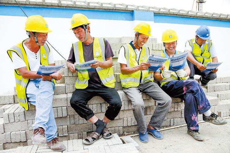 中国建筑工人照片