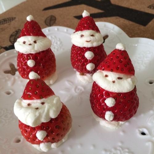 仙仔的幸福做的草莓圣诞老人