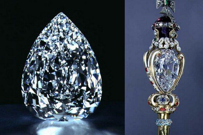世界上最大的钻石,世界上最大的钻石图片(重达3106.75克拉)