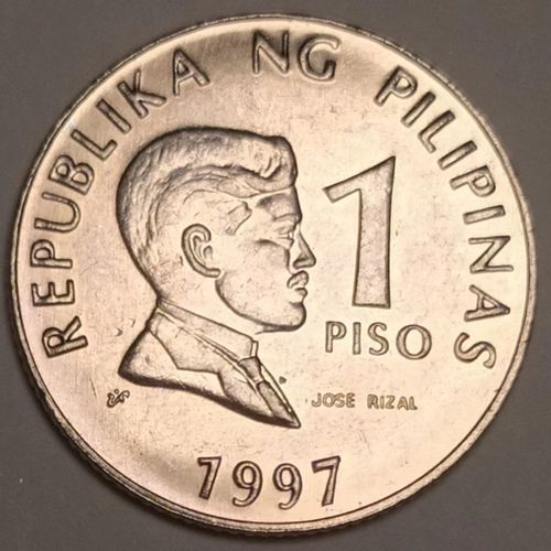 菲律宾1比索24mm旧币亚洲各国外币硬币钱币货币保真随机发货【5月20日