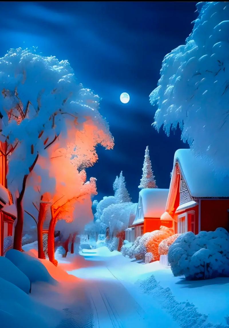 雪景美如画 #唯美意境 #把所有的遗憾埋在雪里 - 抖音