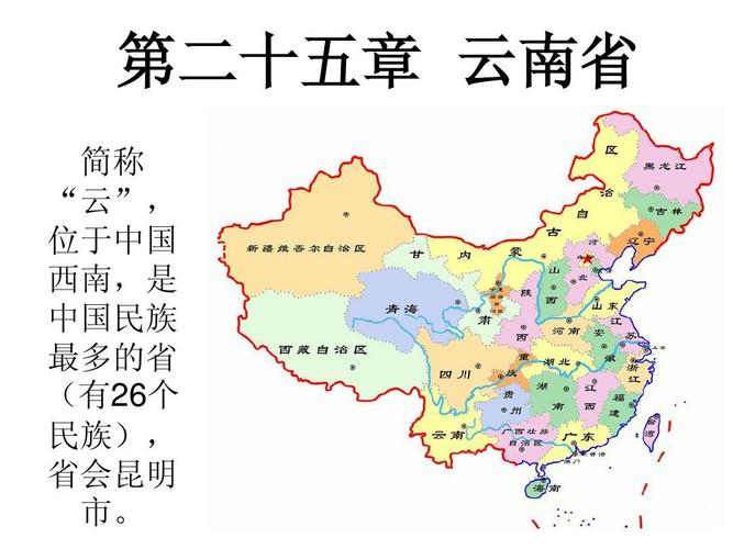 中国人文地理 云南省