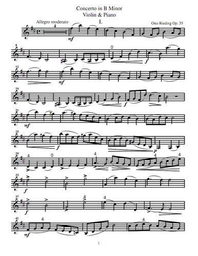 里丁格b小调小提琴协奏曲,小提琴分谱.pdf