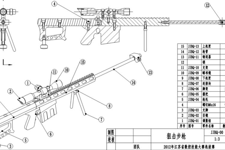 nx《狙击步枪》建模-瞄准镜绘制(2)