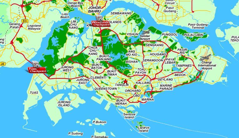新加坡国土面积有多大