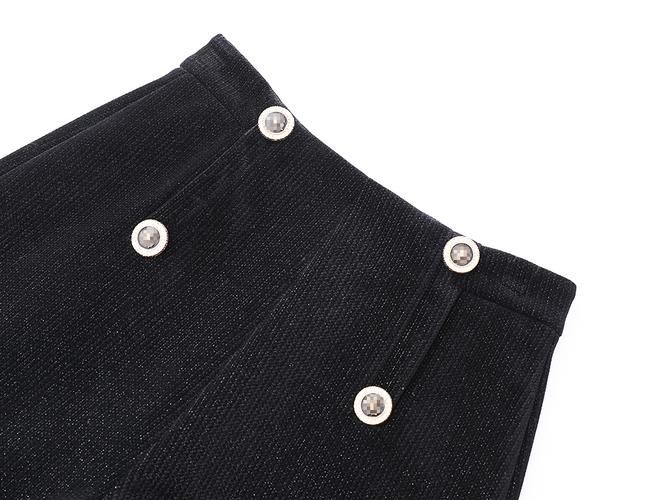 黑色灯芯绒休闲短裤2021新款春季韩版高腰修身休闲裤