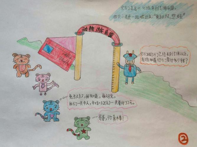 临沂育才-聚才小学2018级01班数学绘本故事创作(19)《快乐的周末》