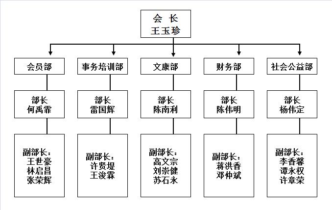 惠城区外商投资企业协会第八届理事会工作委员会组织架构图