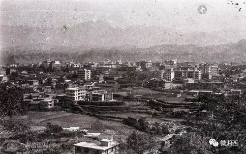 蝶变龙山丨上世纪八九十年代,发展中的龙山县城.