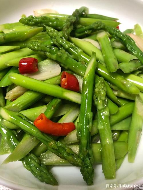 清炒芦笋,简单易做,营养健康美味减脂菜!