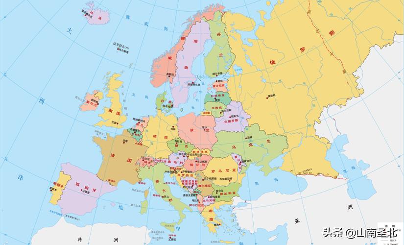 欧洲有哪些国家欧洲各国行政区划解析