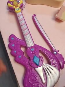 艾可魔法少女魔法棒变身法器笛子乐器电子琴毛绒玩具礼物公仔