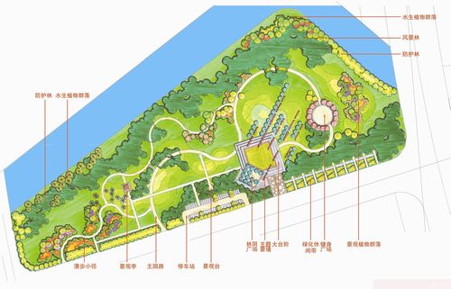 公园园林景观设计图平面图