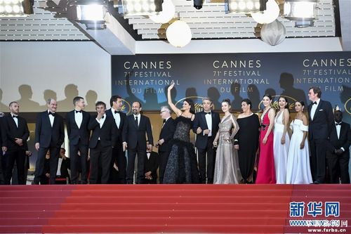 第71届戛纳电影节8日晚在法国南部城市戛纳开幕,开幕式后放映了