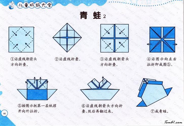 青蛙3的折纸图解与方法教程