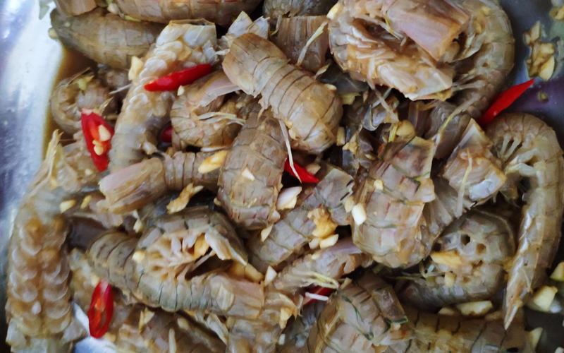 潮汕生腌皮皮虾,潮汕人的最爱,鲜甜可口