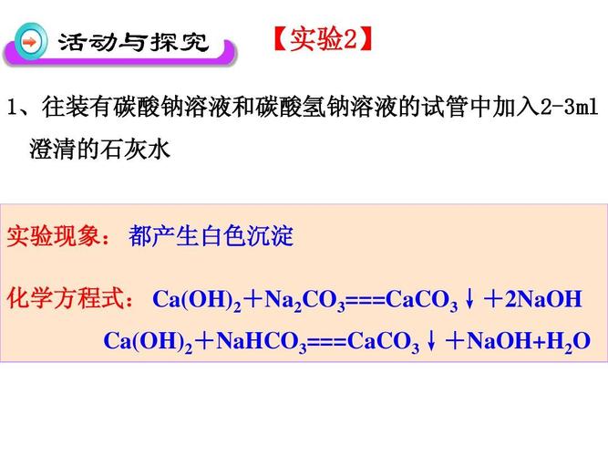 2 碳酸钠的性质与应用ppt
