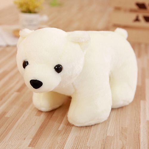 可爱仿真外贸北极熊公仔小号长毛毛绒玩具白熊玩偶毛绒布艺类玩具