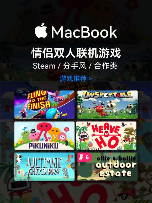 macbook 游戏推荐!steam情侣双人联机游戏