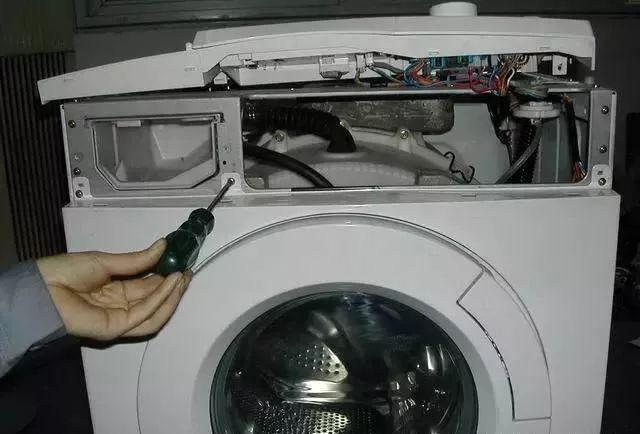 滚筒洗衣机拆装方法图解,家电维修和家电清洗从业人员速看!