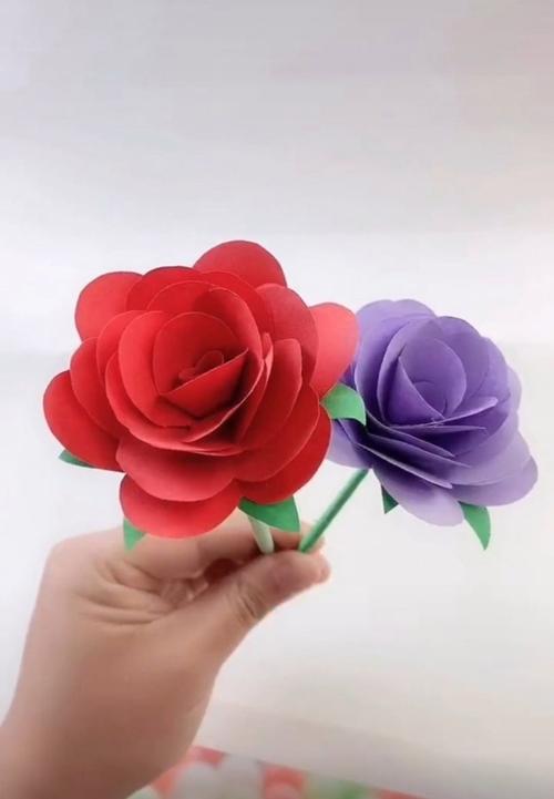 手工制作:简单又好看的玫瑰花