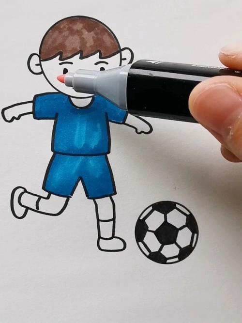 足球怎么画简笔画图片