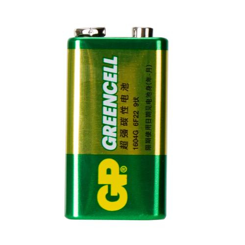 gp超霸9v电池9伏方电池6f22 1604g叠层电池 话筒麦克风万用表电池