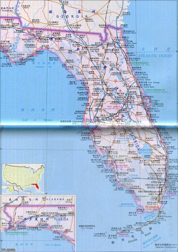 佛罗里达州地图_美国地图库_地图窝