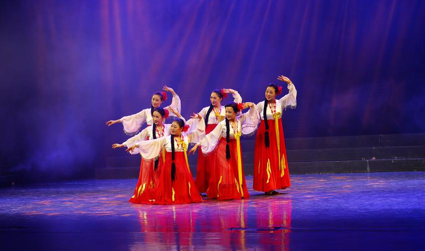 朝鲜族舞蹈《幸福谣》六人演出视频