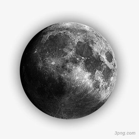 月亮png素材透明免抠图片-其他元素