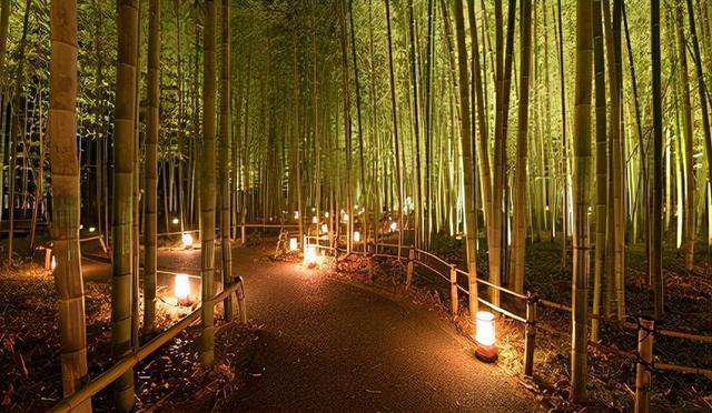 京都岚山花灯路将停办渡月桥竹林小径点灯盛况成绝响