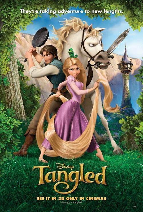 《长发公主》(tangled) ——2010年迪士尼动画电影.