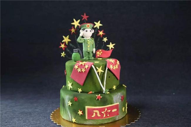 八一创意蛋糕大赛|安徽新东方向每一位军人致敬!