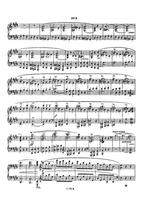 肖邦 钢琴谐谑曲 chopin scherzo no 3 升c小调 op 39