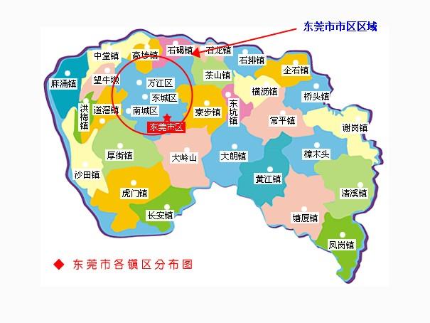 东莞企石镇地图