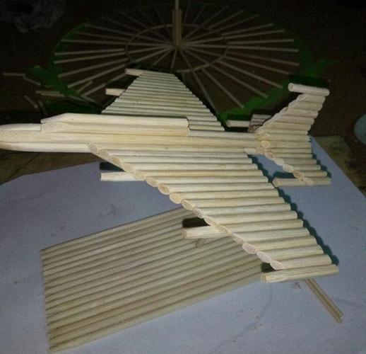 一次性筷子手工制作飞机