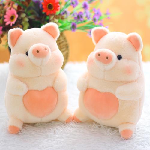 可爱小猪公仔毛绒玩具猪猪玩偶布娃娃小胖猪儿儿童毛绒布艺类玩具