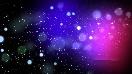 s351 2k画质唯美浪漫爱情梦幻蓝紫色光晕粒子背景视频素材cg设计素材