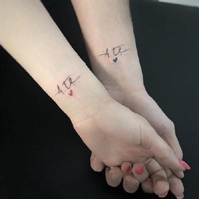 情侣纹身头像适合情侣和姐妹的小清新纹身