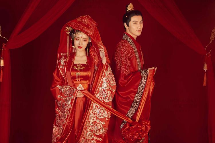中式古风仪式感婚纱照醉婚宴闹洞房