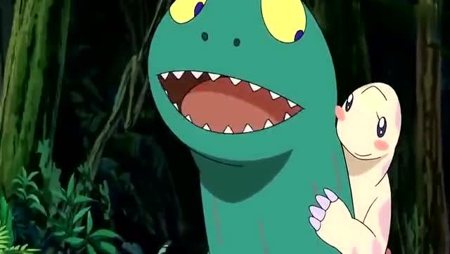 恐龙动画:霸王龙哈特见到收养它的慈母龙妈妈!哈特哭得像小孩