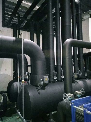 空调水循环系统冷凝管保温