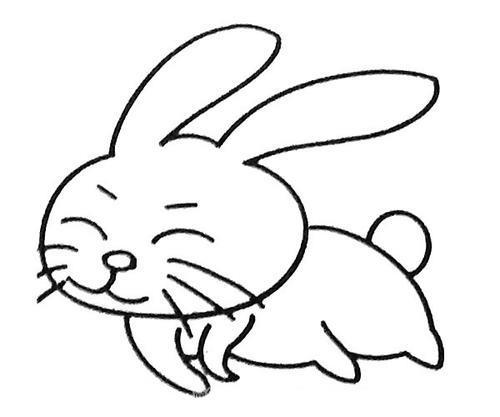 兔子怎么画简单又可爱三年级