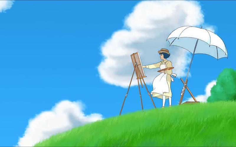 临摹宫崎骏手绘作品—《起风了》菜穗子