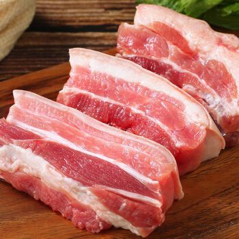 青封铭 新鲜五花肉4-10斤散养土猪肉生猪肉带皮生鲜五花肉白猪肉 4斤