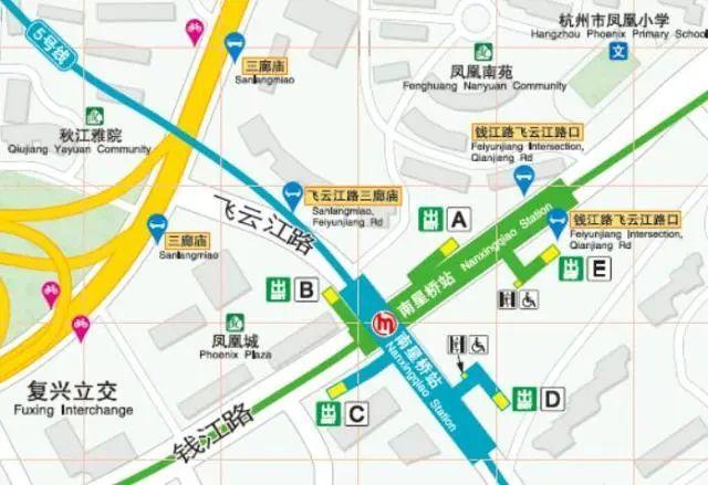 到杭州南站怎么坐地铁