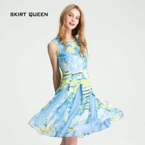 skirtqueen/裙皇公主时尚大气设计新颖新款女连衣裙sexl-096-60