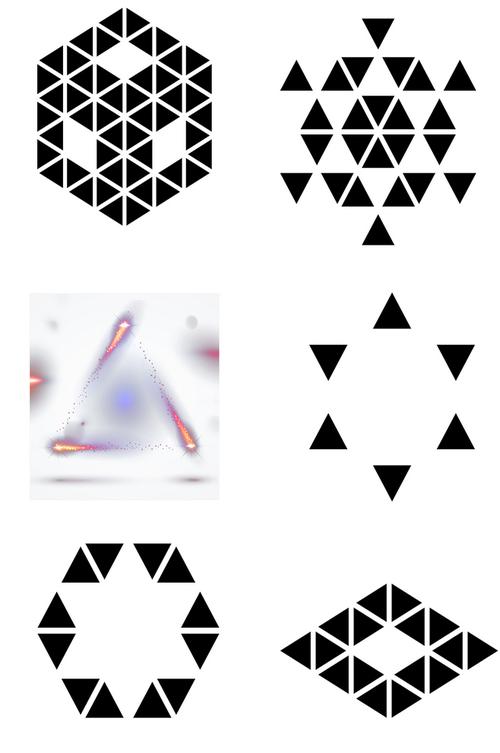 三角形元素组合排列